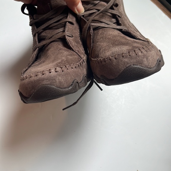 Skechers Women's Bikers-Lineage-Moc-Toe Lace-up Chukka Boot Ankle sneakers sz 9 - Picture 8 of 9